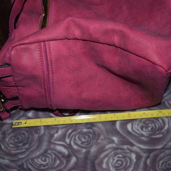 Pink Faux Leather Purse - Picture 7 of 14